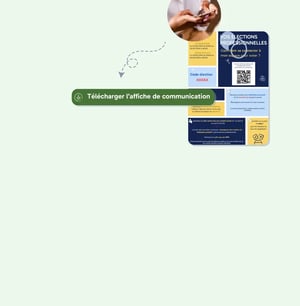 Affiche de communication élections du CSE vote électronique People Vox.