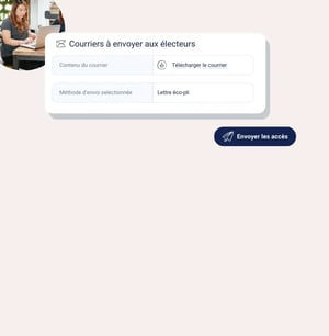 Envoi par courrier des identifiants élections du CSE vote électronique People Vox.